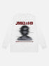 Blurred Silhouette Print Long Sleeve T-shirt - Celestialzstreetwear