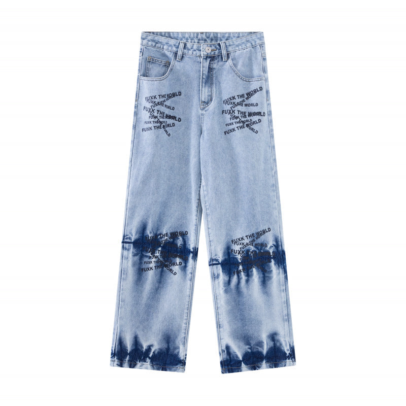 FUXK The World Jeans - Celestialzstreetwear