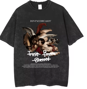 Brave and Blessed Tee - Celestialzstreetwear