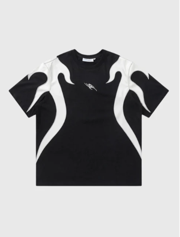 Swirly Washed Heavy T-Shirt - Celestialzstreetwear