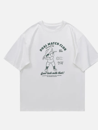 Baseball Kid Graphic T-Shirt - Celestialzstreetwear
