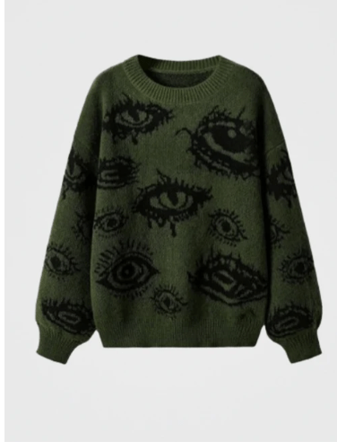 Crazy Eye Knit - Celestialzstreetwear