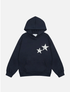 Double Star Print Hoodie - Celestialzstreetwear