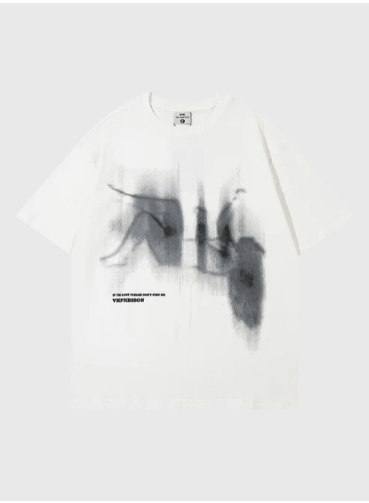 Distorted Falling T-Shirt - Celestialzstreetwear