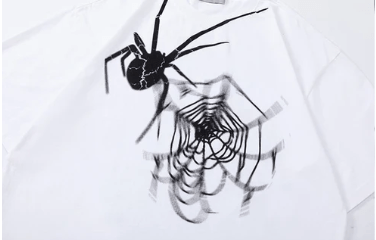 Spidy Webbed T-Shirt - Celestialzstreetwear