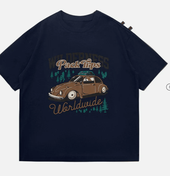 Urban Car Graphic T-Shirt - Celestialzstreetwear