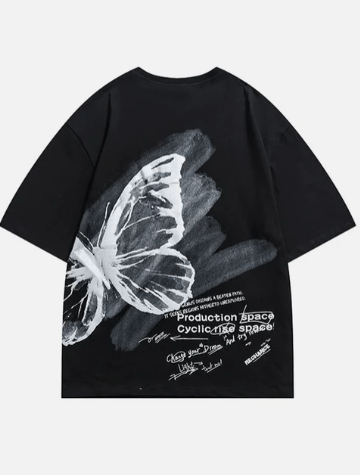 Butterfly Graphic Tee - Celestialzstreetwear