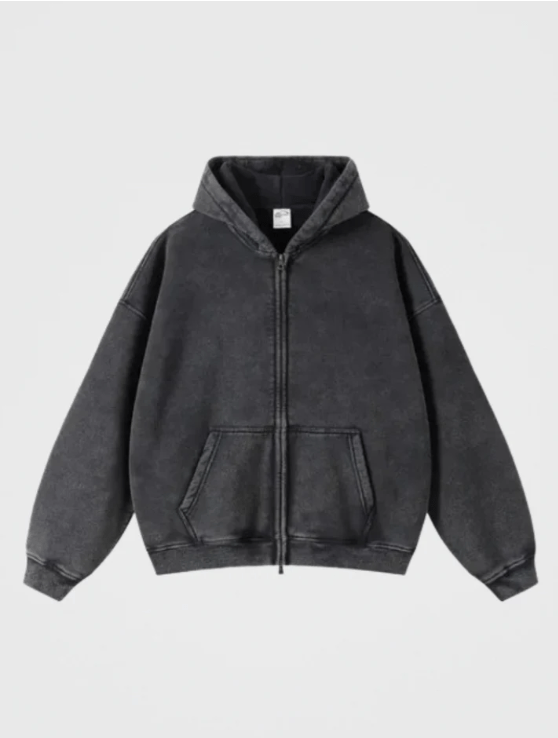 Heavyweight Washed Hoodie - Celestialzstreetwear