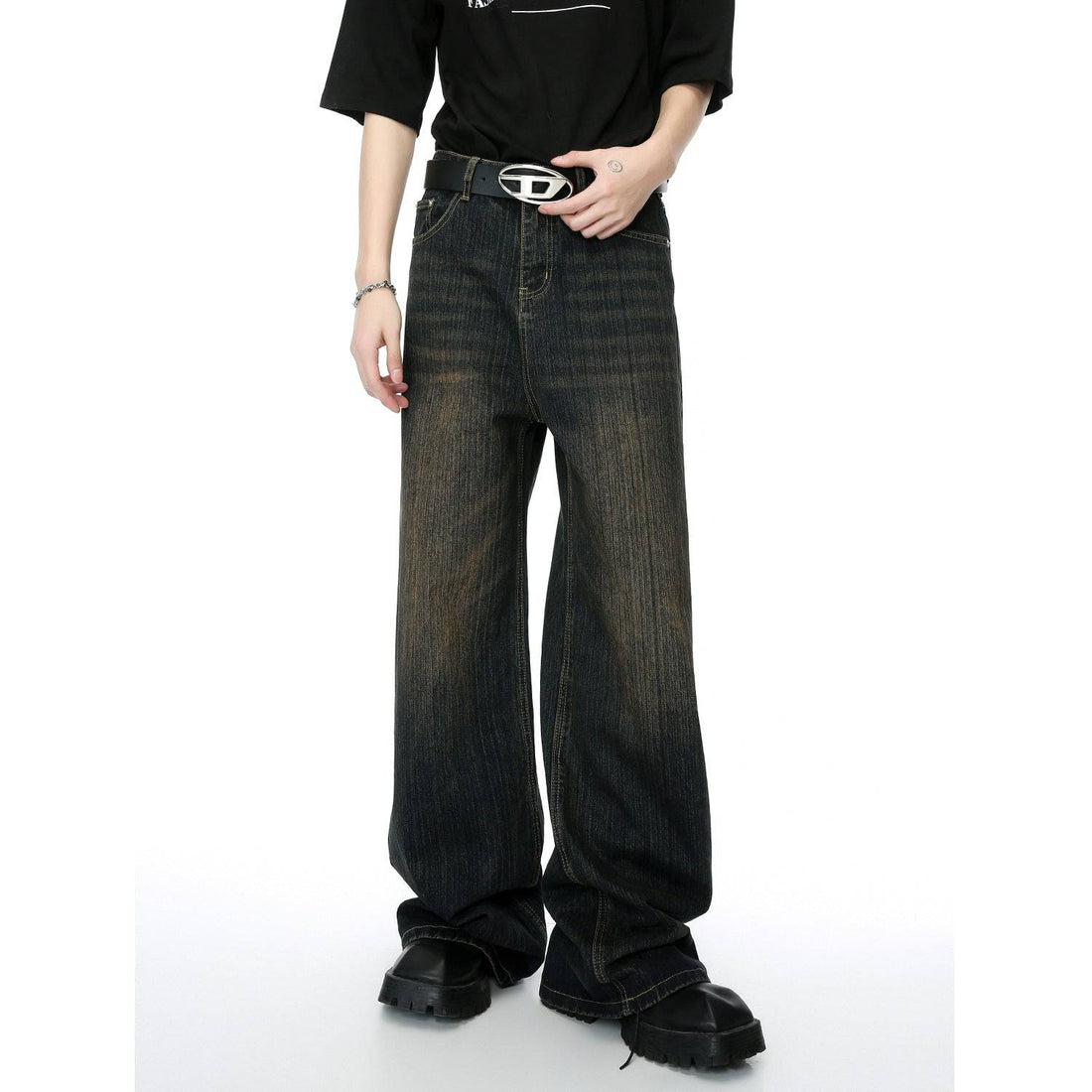 Vintage Washed Denim - Celestialzstreetwear