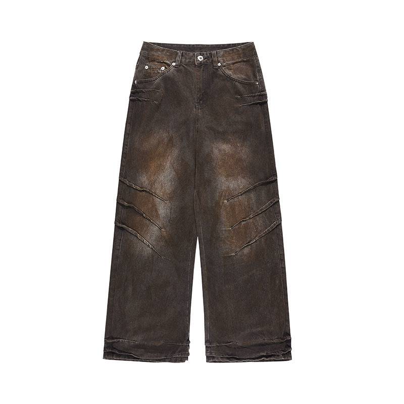 Vintage Stained Denim - Celestialzstreetwear
