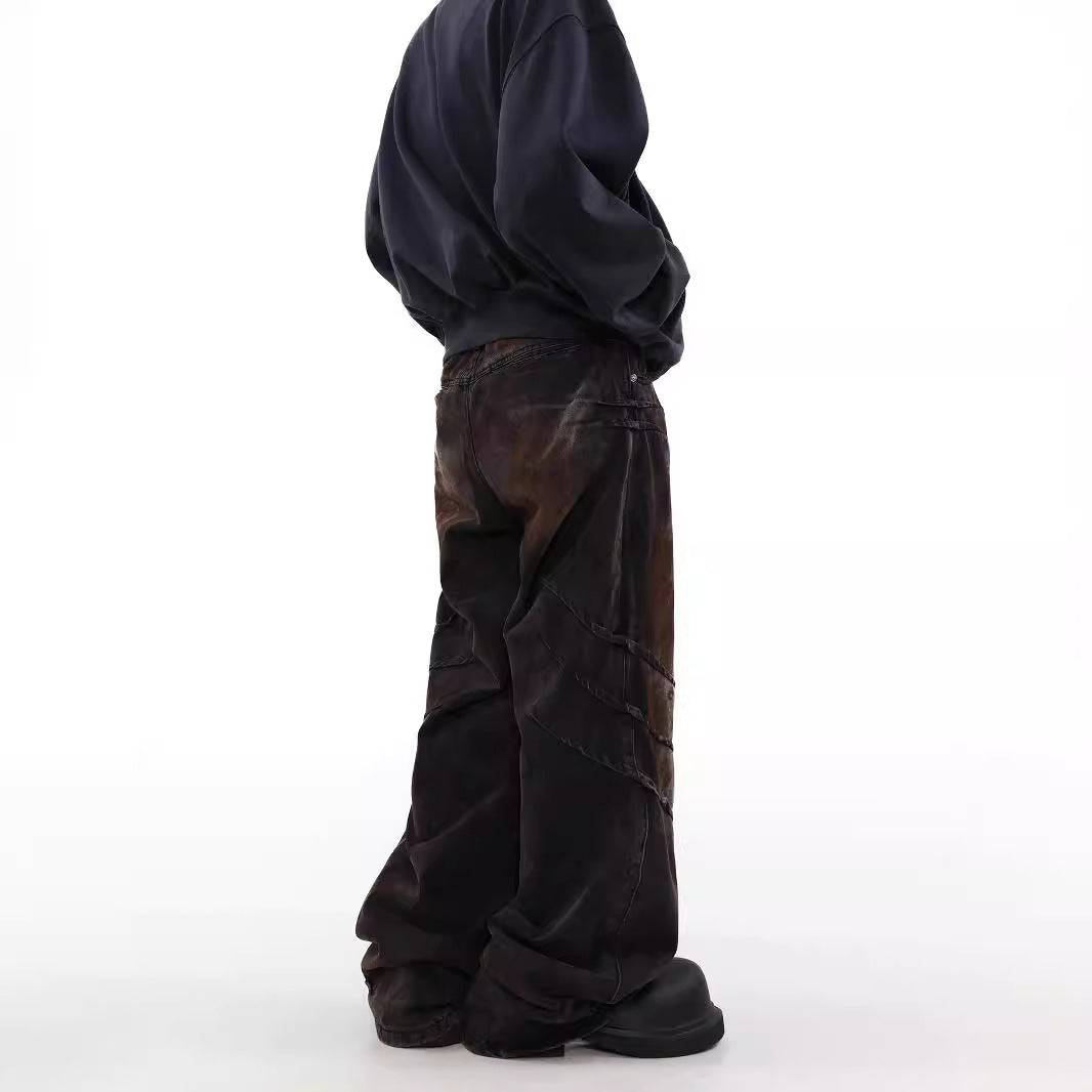 Vintage Stained Denim - Celestialzstreetwear