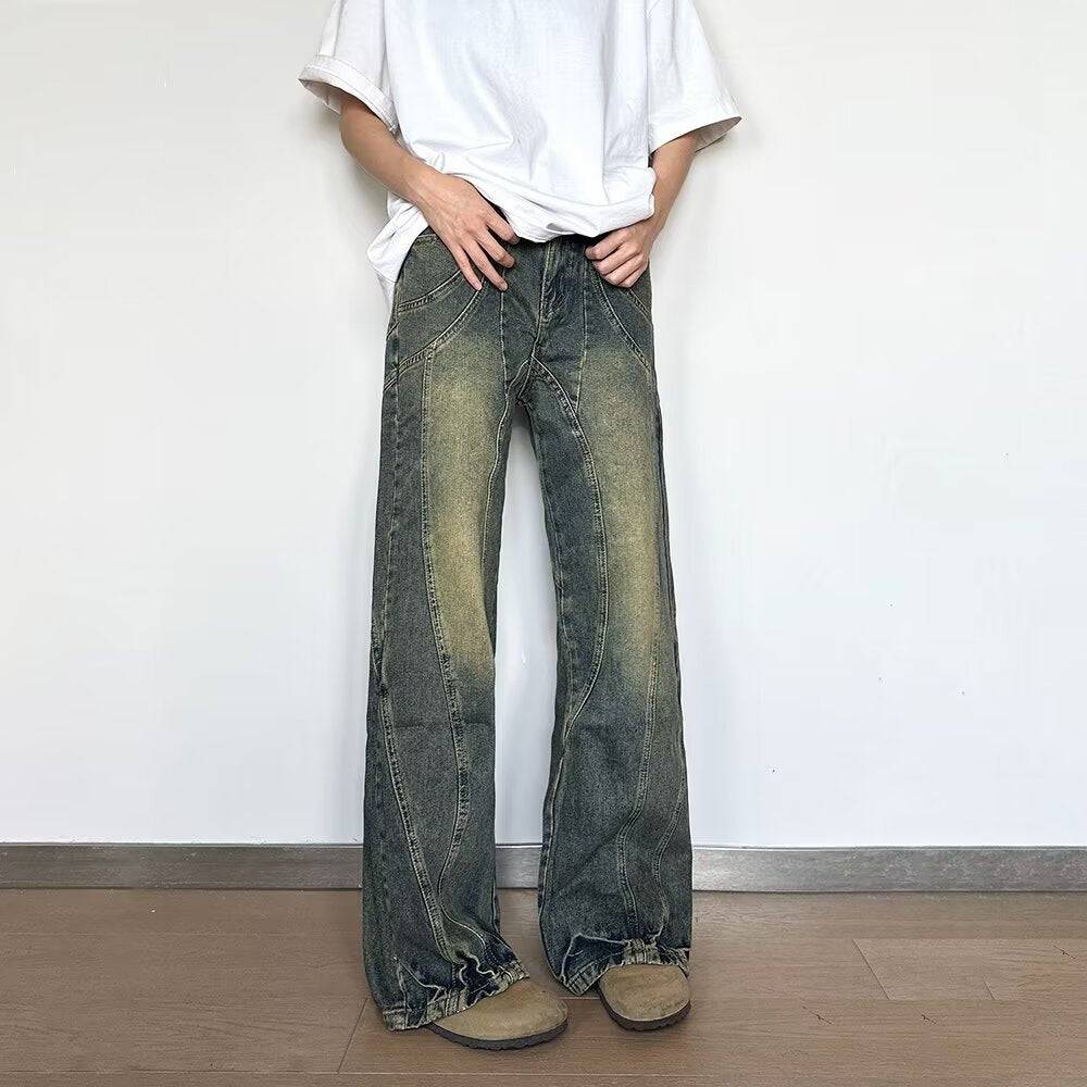 washed structured denim - Celestialzstreetwear