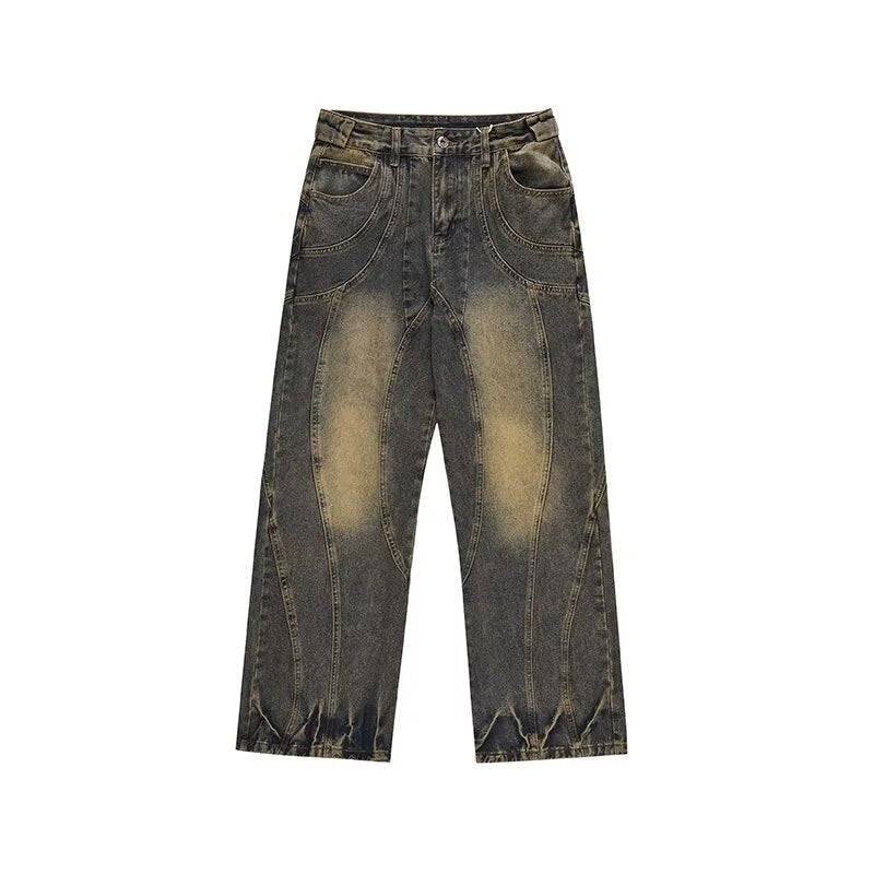 washed structured denim - Celestialzstreetwear