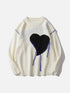Love Embroidered Sweater - Celestialzstreetwear