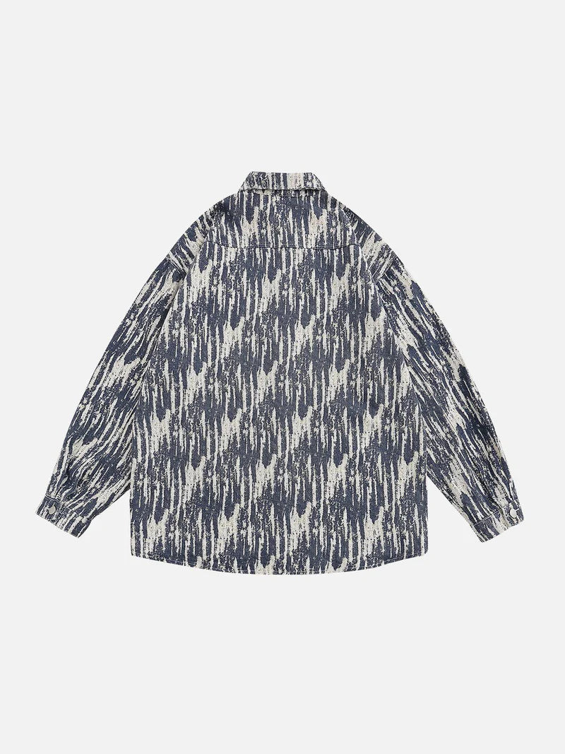 Vintage Tie-dye Shacket - Celestialzstreetwear