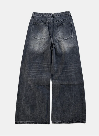 Charcoal Washed Denim - Celestialzstreetwear