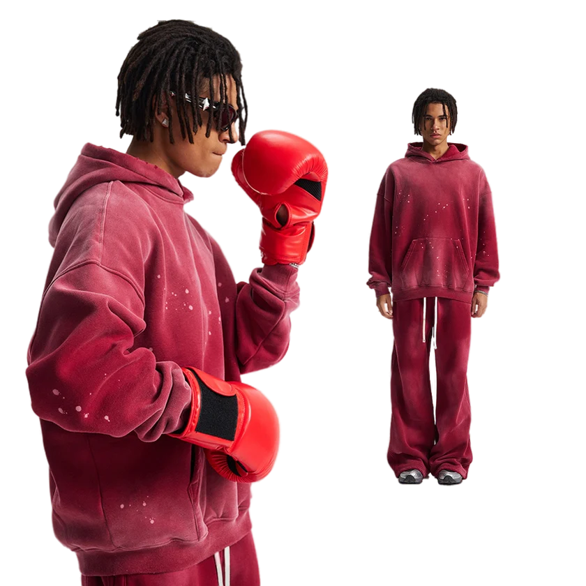 Paint Splatter Hoddie - Celestialzstreetwear