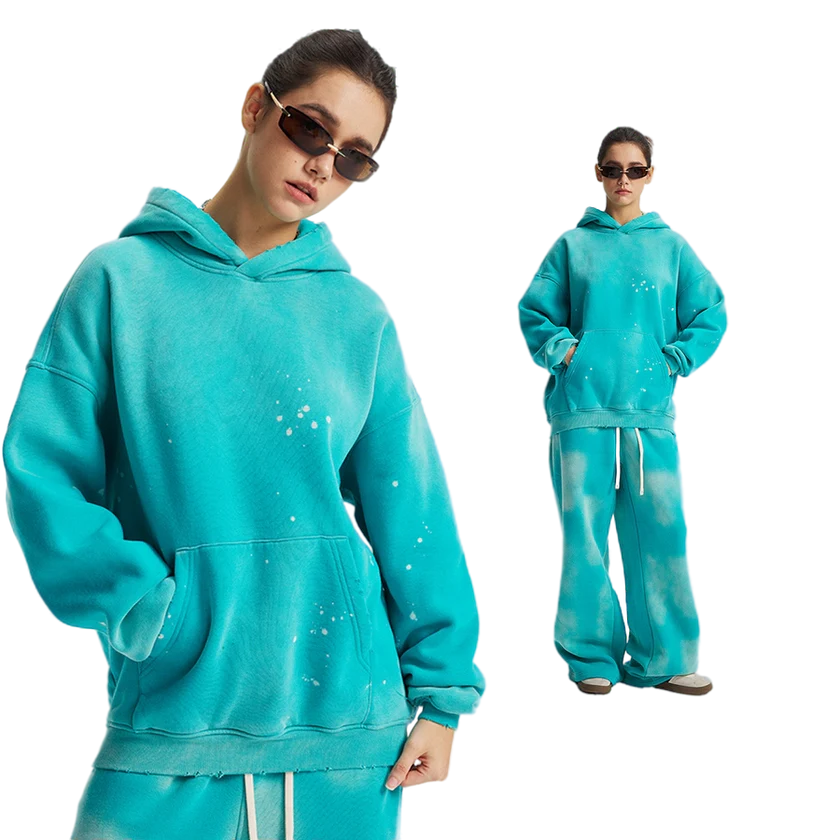 paint splatter hoodie - Celestialzstreetwear